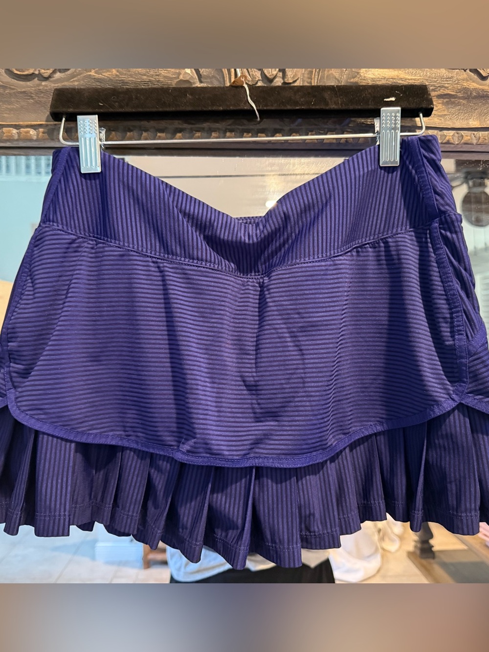 Athleta Pleated Athletic Skort – Deep Indigo/Purple – Size Medium
